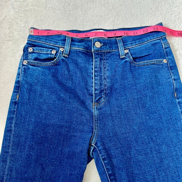 Pistola High Rise Raw Hem Straight Leg Jean - Size 27 - Picture 3 of 12